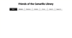 Desktop Screenshot of friendscamarillolibrary.org